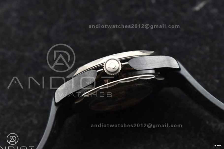 Seamaster Dial VSF 300M Rubber A8806 Black Best PVD Edition on Black Strap Diver 0314